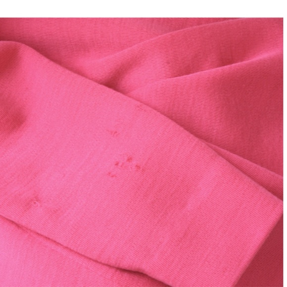 Bonnie Cashin for Sills Suit Pink Wool Knit Raglan Sleeve Top + Skirt Vintage - Picture 7 of 7